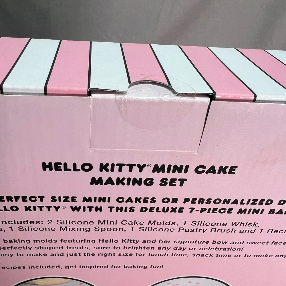 Hello Kitty Mini Cake Making‎ Set 7pc Handstand Kitchen 2022 Baking Kit NEW
